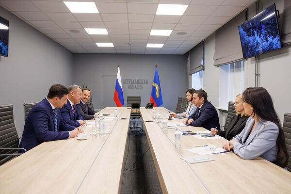 Андрей Чибис провел рабочую встречу с руководством АО «Центр развития портовой инфраструктуры» и ГК «Антей»