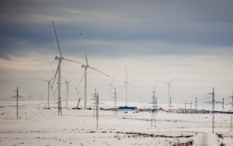 The power output of the worlds largest wind farm located beyond the Arctic Circle is fully provided