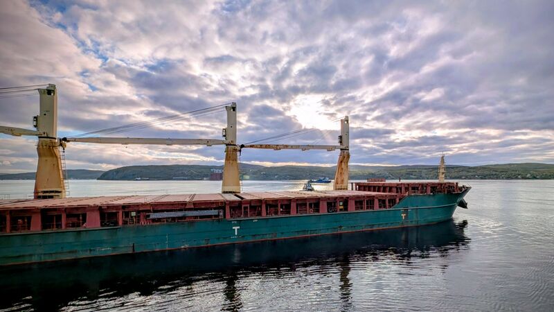 The Murmansk bulk terminal has completed the reloading of the first vessel that arrived from China via the Northern Sea Route