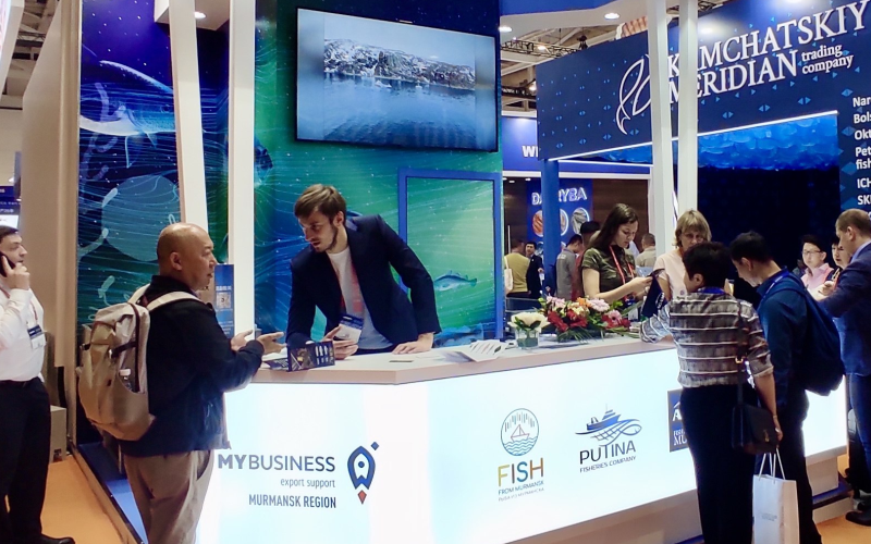 5 компаний представили Мурманскую область на международной выставке морепродуктов и рыболовства в Китае